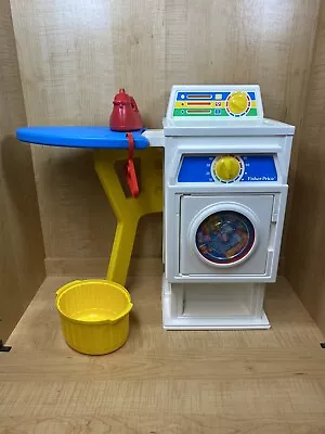 LITTLE TIKES Washing Machine W/ Ironing Board Child Size Vintage EXTREMELY RARE • $124.98