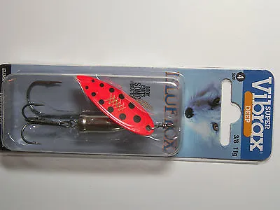 $8.79 • Buy Blue Salmon Fox Trout Super Vibrax Steelhead Spinners Vmc Hooks & Siwash 3/8 #4 