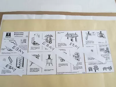 CIPSA Capitan Meteoro Space Station Instructions Mexican Version 4 Pages New • $10