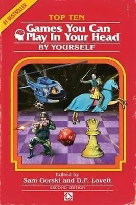 Top 10 Games You Can Play In Your Head By Yourself Second Edition 9780998379418 • £16.57