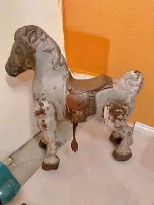 Walking Vintage Metal Mobo Bronco Horse .by D. Sebel And Co • $248.91