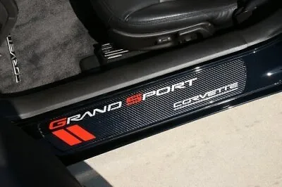 GM Licensed C6 Grand Sport Corvette Door Sill Plates Carbon Fiber • $349.95