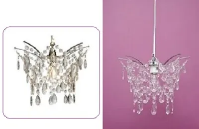 £12.99 • Buy Chandelier Style Ceiling Light/Lamp Shade Droplet Pendant Acrylic Crystal Bead