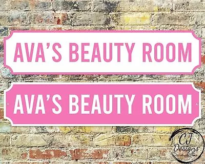 £22.99 • Buy Personalised Name Beauty Room Street Sign Road Sign Weatherproof, Hot Tub, Home