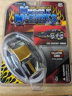 The Original Muscle Machines 1969 Mercury Cougar Elimanator  Black 1/64 New • $19.99