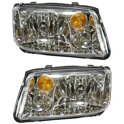 Headlights Headlamps Left & Right Pair Set NEW For 02-06 VW Jetta • $108.32