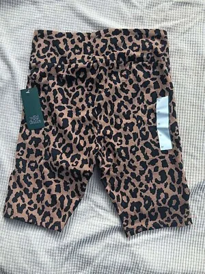 Wild Fable High Rise Leopard Print Biker Shorts Size Medium. New With Tags. • $8.99