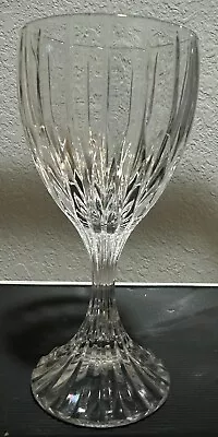 Mikasa PARK LANE  Wine Goblet Water Crystal Sparkling Mikasa 6 3/4  • $12.14