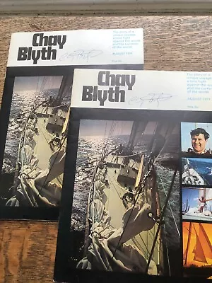 Vintage Chay Blyth The Story Of A Unique Voyage August 1971 Two Signed Copies • £25