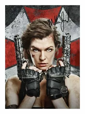 Milla Jovovich - Resident Evil Autograph Signed Pp Photo Poster • £6.89