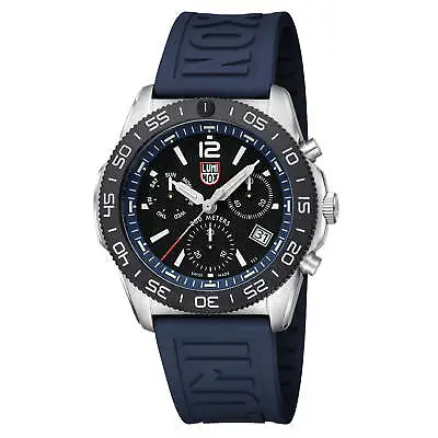 Luminox Men's Watch Pacific Diver Swiss Quartz Chrono Blue Rubber Strap XS.3143 • $599.63