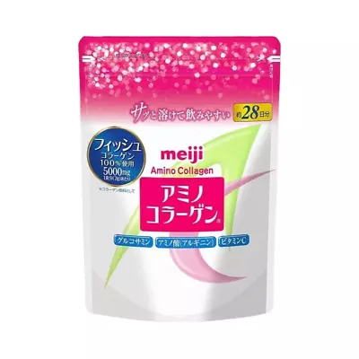 Meiji Amino Collagen Standard Powder Refill Pack 196g 28 Days From Japan New • $25.09