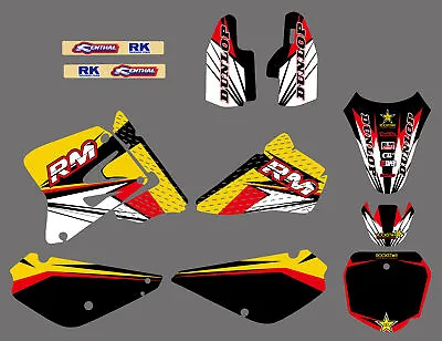 $52.99 • Buy Team Graphics Backgrounds Decals Stickers Kits For Suzuki RM 85 RM85 2002-2015