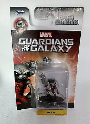 Jada Marvel Guardians Of The Galaxy Rocket | Nano Metalfigs Die Cast Toy • £5.99