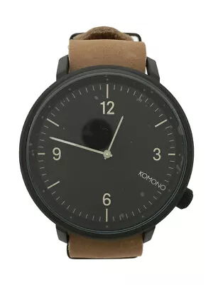 KOMONO Quartz Watch/analog/leather/KOM-W1943/MAGNUS COBBLESTONE  #WPAQHM • $79.92