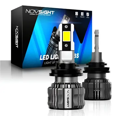 NOVSIGHT H11 Led Headlight Globes Hi/Low Beam 15000LM 6500K 72W Super Bright AU • $22.19