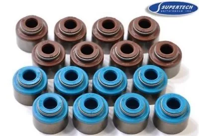 Supertech Valve Stem Seals 16 Pcs Viton B16a2 B17a B18c1 B18c5 Vtec Gsr Acura • $19.95