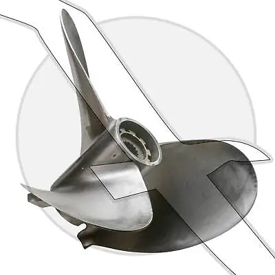 Mercury Marine 24 Pitch Chopper Stainless Steel Propeller 48-77320A5 13368A62 • $699.99