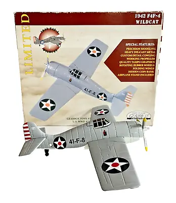 Diecast Plane Gearbox 11503 1942 F4F - 4 Wildcat Collectible Aircraft Plane • $44.21