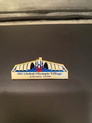 1996 OLYMPIC AT&T PIN GLOBAL OLYMPIC VILLAGE Atlanta Games Pin • $7.99