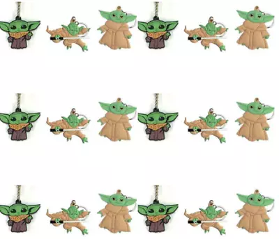 YODA Baby PVC Mix Keychain Puppet Key Chain Girl Boy Keyring Party Gift 20pcs • $35