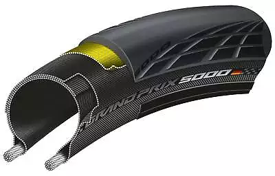 Continental Folding Tyre Road Grand Prix 5000 700x25C Black • $89.25