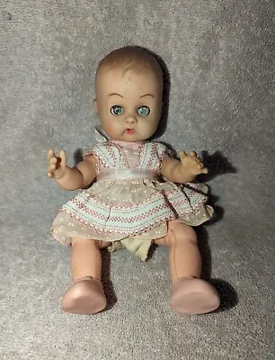 Vintage 8  Tall Baby Doll Friend  Ginnette/Baby Susan Wearing Tagged Vogue Dress • $18