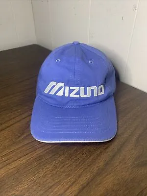 Mizuno Golf Hat Cap Blue  Adjustable Logo Performance Wear • $17