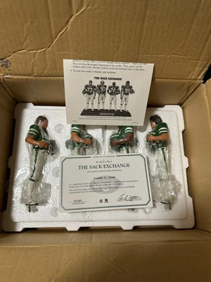 $2500 • Buy Danbury Mint  The Sack Exchange  New York Jets  NFL Figurine
