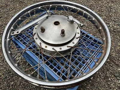 Antique Vintage Original Ajs Matchless Bsa Ariel Motorcycle Front Wheel Rim • $395