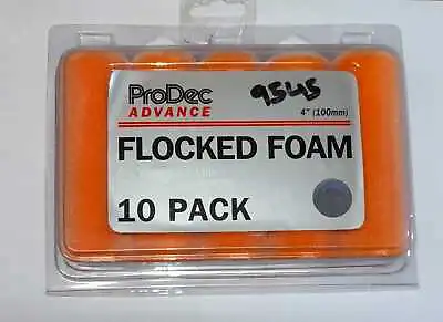 4  Flocked Foam Mini Roller Sleeves Pk 10 For Gloss Paint (9545) • £12.85