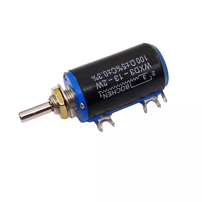 US Stock 2x 100 Ohm WXD3-13 Rotary Multi-turn Wirewound Precision Potentiometer • $9.22