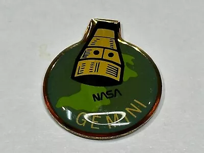 Vintage Epoxy NASA Gemini Mission Space Capsule Pin N.A.S.A. Exploration Vehicle • $19.99