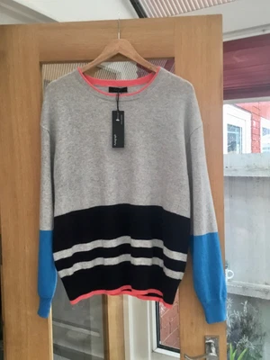 £29.80 • Buy M&S Pure 100% Cashmere Knit Jumper Sweater New With Tags Colour Block Size 14