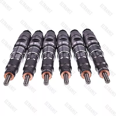 6X Common Rail Fuel Injector 65.10401-7001C ForDoosan Daewoo DL08 Engine DX300LC • $644