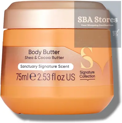 Sanctuary Spa Body Butter Cream Moisturiser With Shea Butter Vegan And Cruelty • £5.07