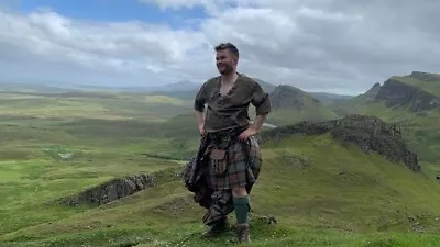 Scottish Great Kilt Traditional Kilt For Men's Available In 40+ Tartans • $59.99