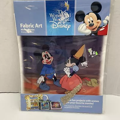 Wonderful World Of Disney Fabric Art Mickey Mouse Brave Little Tailor • $5.99