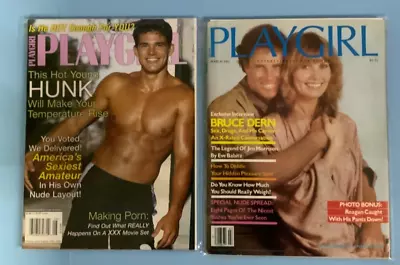 Vintage PLAYGIRL Magazine LOT • $19.95