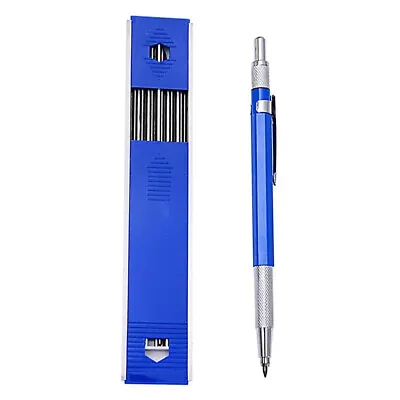 2 SETS 2MM Blue Mechanical Leadholder Clutch Pencil W/ 12 X 2B 2mm Lead UK • £3.05