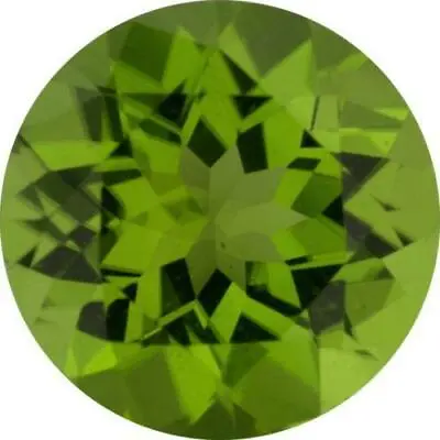 Natural Fine Rich Green Peridot - Round - Pakistan - AAA Grade • $16.65