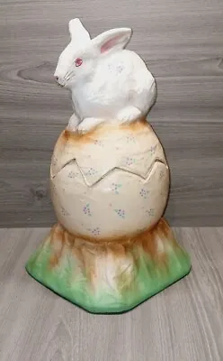 Vintage Paper Mache Easter Rabbit 15  Container Made In Philippines • $34.99