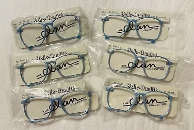 NOS Lot Of 6 VINTAGE Hipster Eyewear Frames 80s Retro Unisex Rad New Old Stock • $24.99