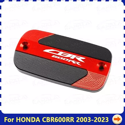 For HONDA CBR600RR CBR 600RR 03-2023 CNC Motorcycle Brake Fluid Reservoir Cover • $17.66