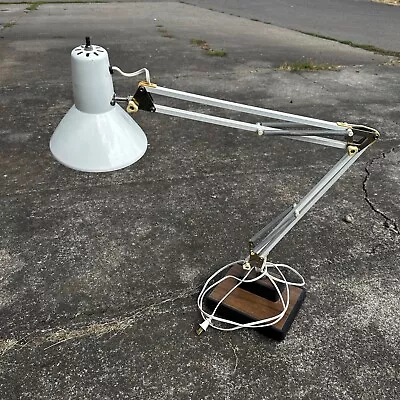 Vintage Industrial Lamp Articulating Workbench Light MCM Mid Century Style • $41