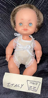 Vintage ZZ Zanini & Zambelli Italy Rubber Baby Doll With Original Clothing Rare • $9.99