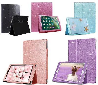 New For Apple IPad 9th 8th 7th Generation 10.2 Case Glitter Stand Cover 21/20/19 • £6.89