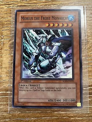 Yugioh Mobius The Frost Monarch SOD-EN022 Super Rare 1st Edition NM • $8