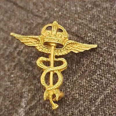 WW2 Royal Air Force RAF Medical Services Corps Officers Collar Caduceus • £10