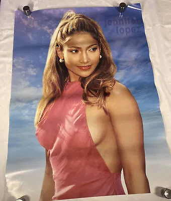 Jennifer Lopez – Pink Dress 25.25x34.5” Original Vintage Poster Sky Pinup Pop • $37.70